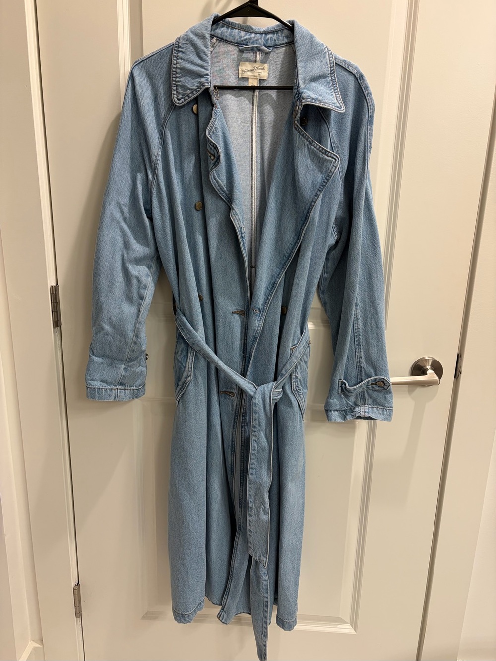Universal Thread Light Denim Trench Coat